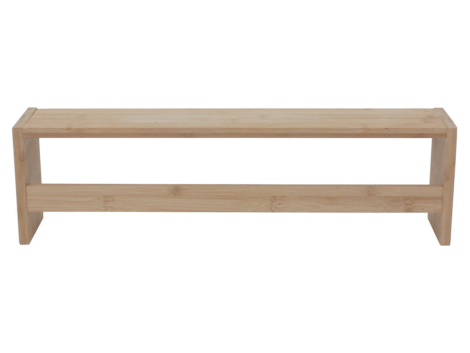 Scaffale modulare in bambù con 1 livello 50x10x14cm 7house