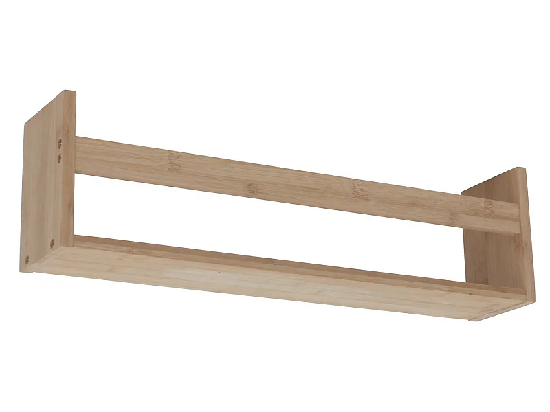 Etagère modulaire en bambou avec 1 niveau 50x10x14cm 7house