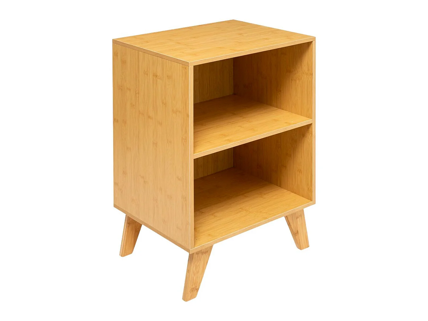 Meuble modulaire en bambou à 2 niveaux 70x45x35cm 7house