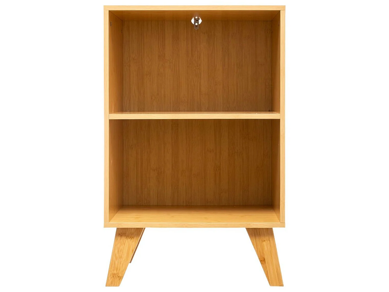 Meuble modulaire en bambou à 2 niveaux 70x45x35cm 7house