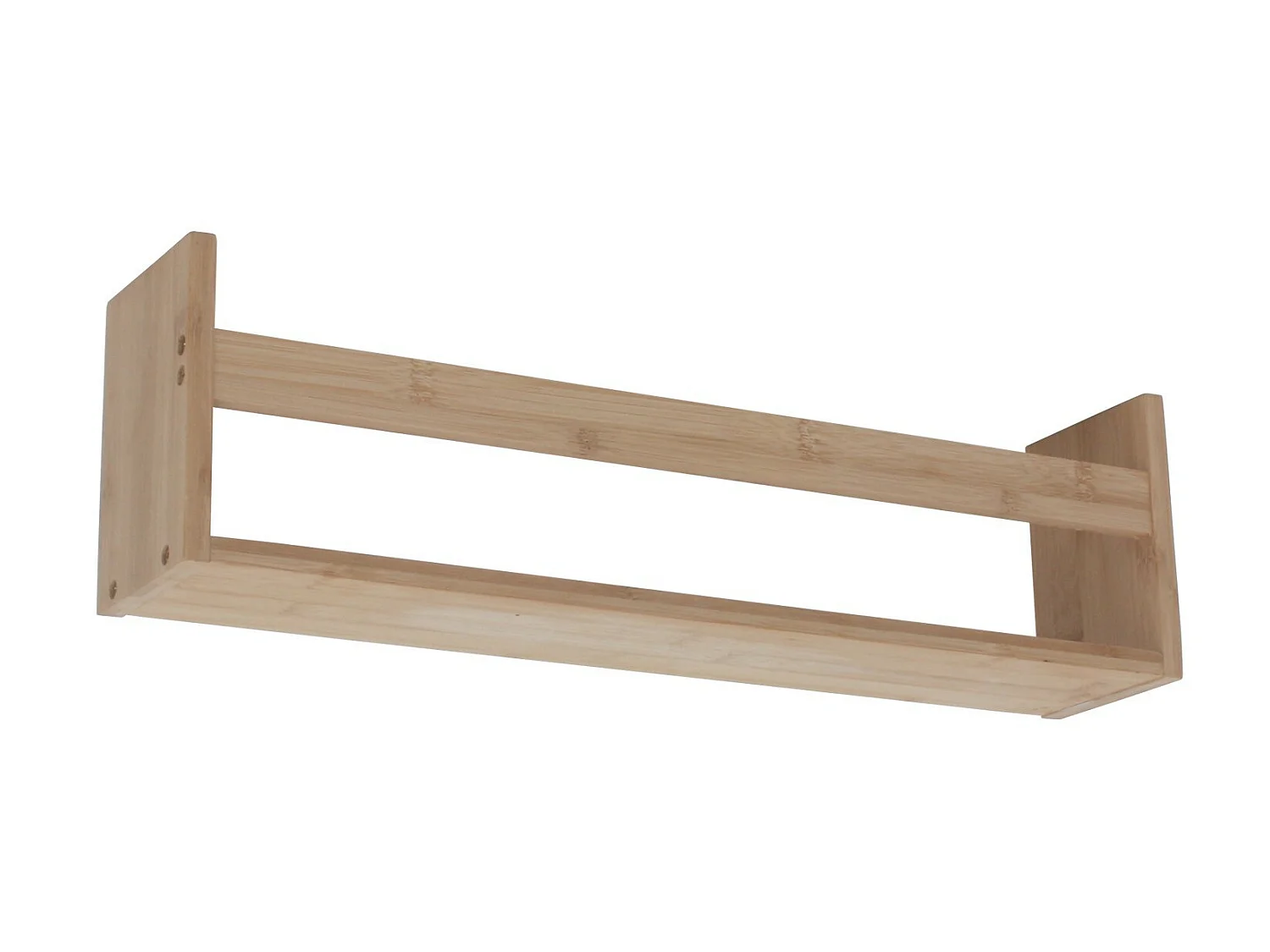Etagère murale en bambou avec 1 niveau 57x10x14cm 7house