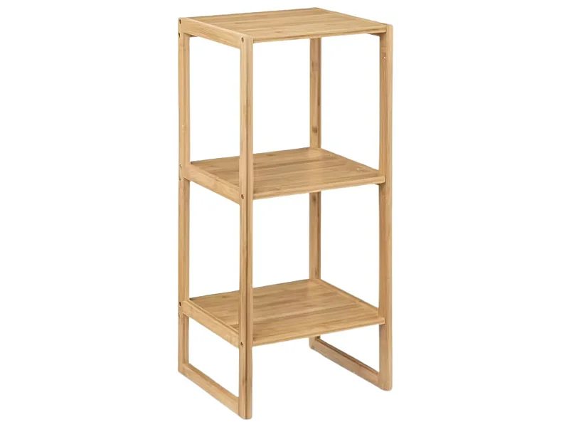 Estantería Modular de Bambú con 2 Niveles 84x35.1x33.5cm 7house