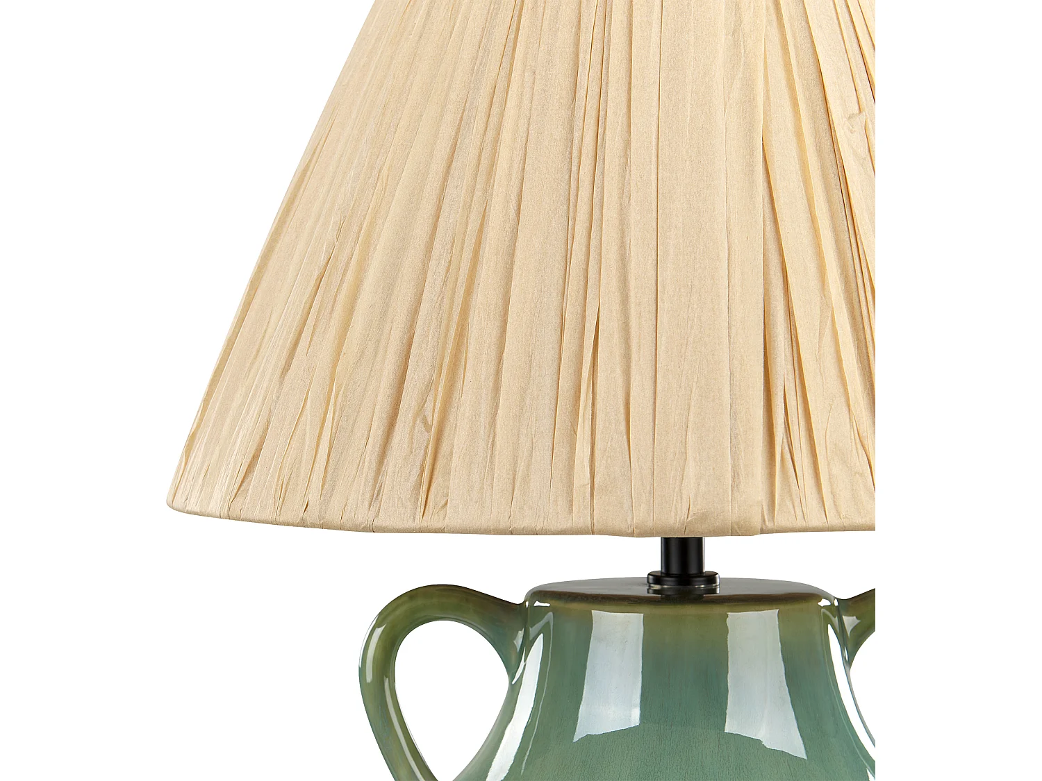 Lampa stołowa LIMONES Ceramika Zielony