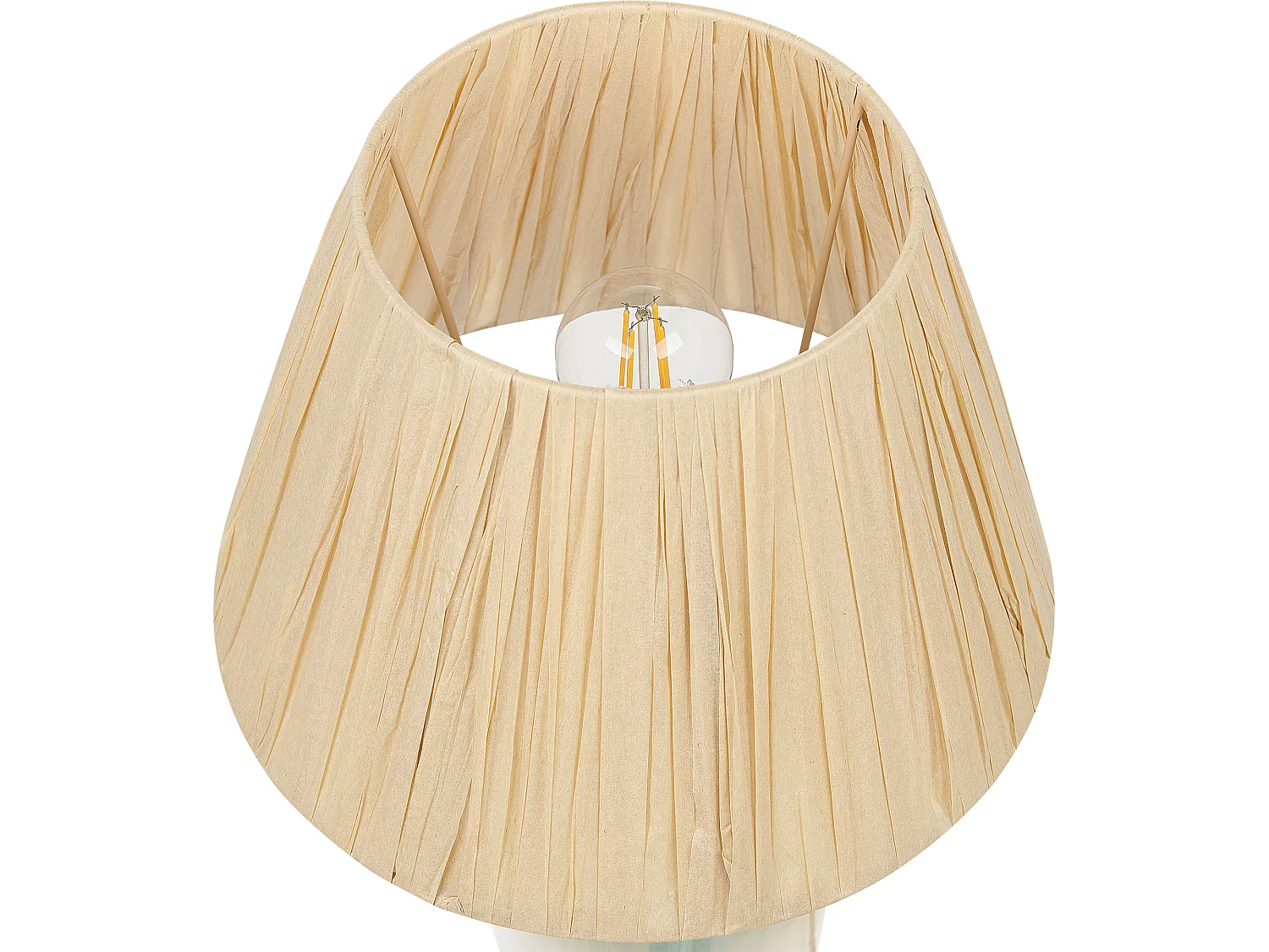 Tischleuchte LIMONES Keramik Grün