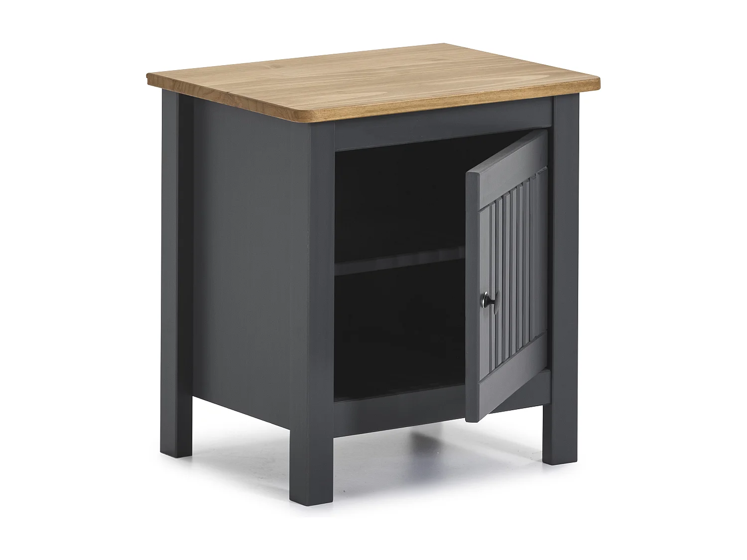 Nachtkastje Bruna - 46x35x49.5cm - Grijs