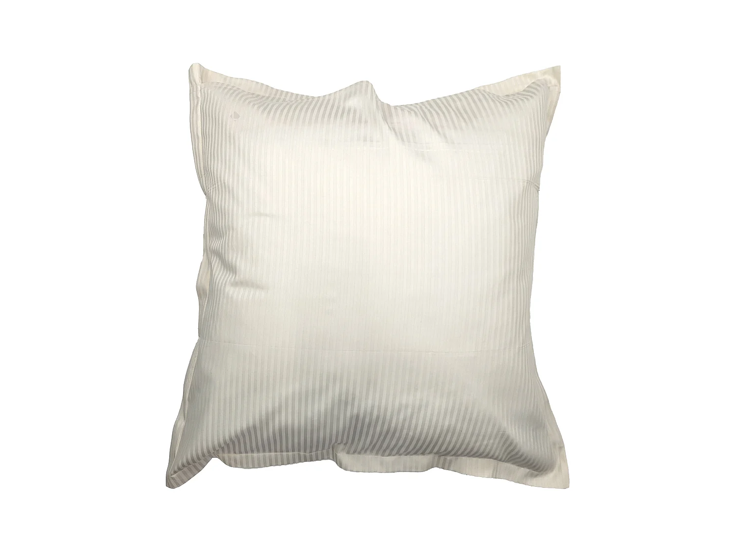 Taie d'oreiller 65x65 cm satin de coton GRAND HÔTEL marron sable