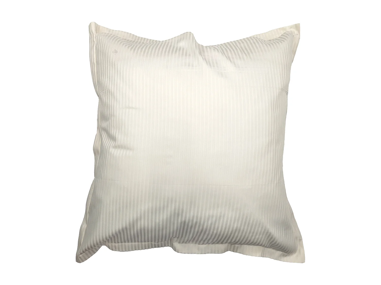 Taie d'oreiller 65x65 cm satin de coton GRAND HÔTEL marron sable
