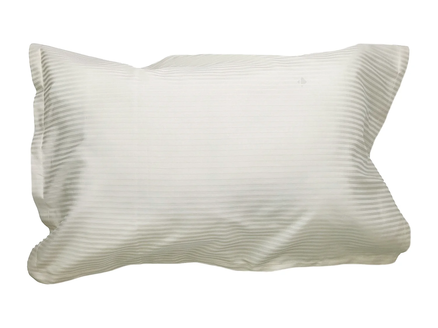 Taie d'oreiller 50x70 cm satin de coton GRAND HÔTEL marron sable