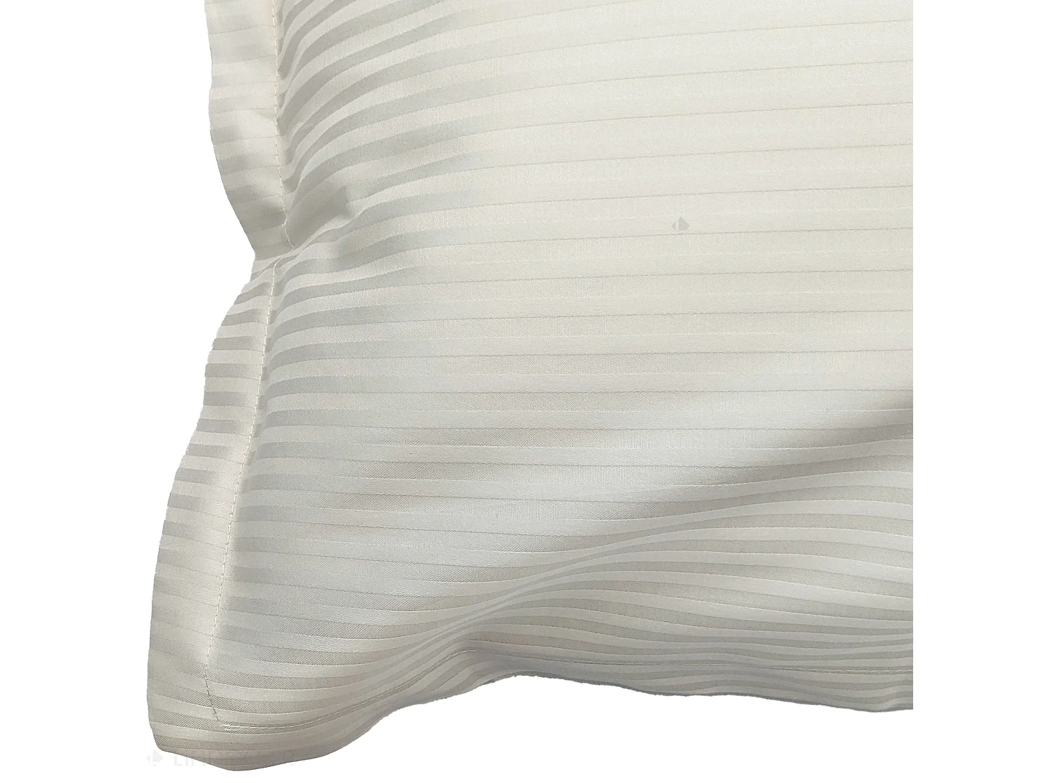 Taie d'oreiller 50x70 cm satin de coton GRAND HÔTEL marron sable