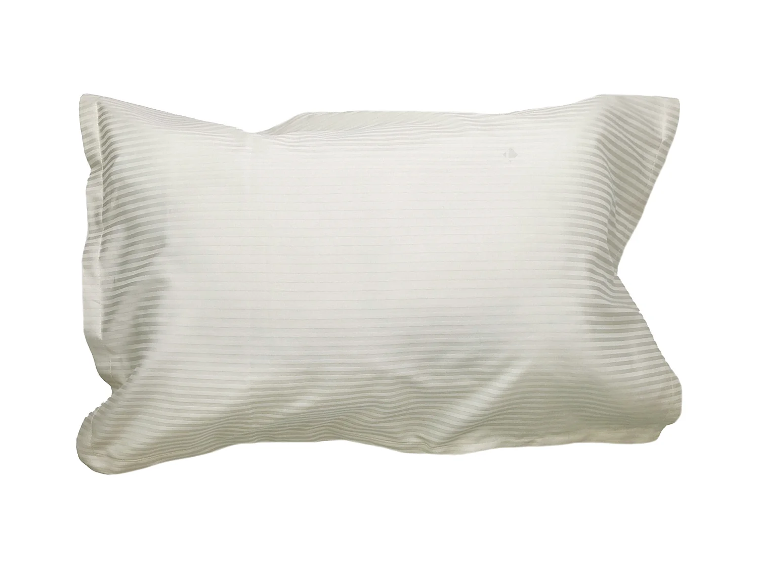 Taie d'oreiller 50x70 cm satin de coton GRAND HÔTEL marron sable