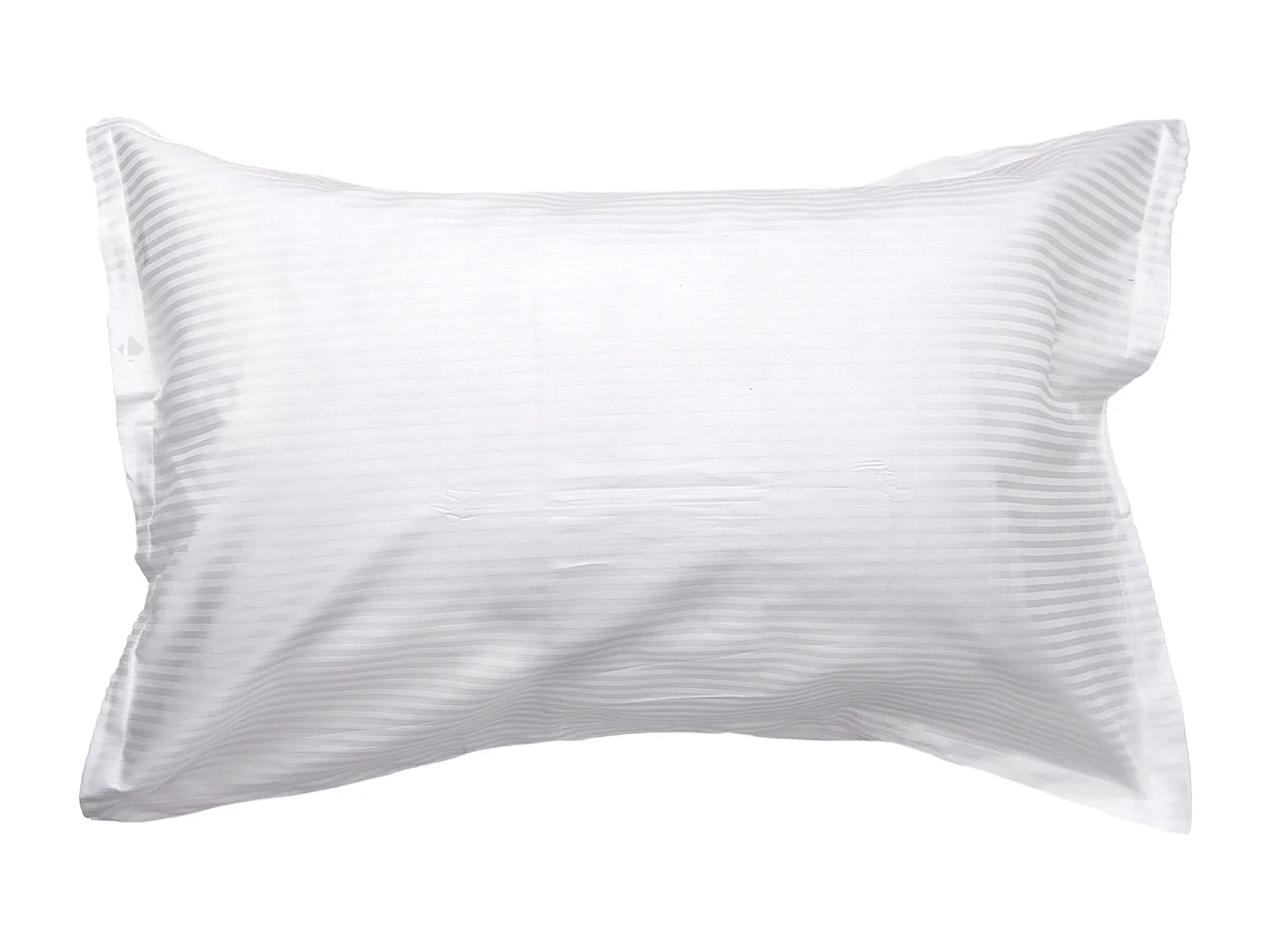 Taie d'oreiller 50x70 cm en satin de coton GRAND HÔTEL blanc