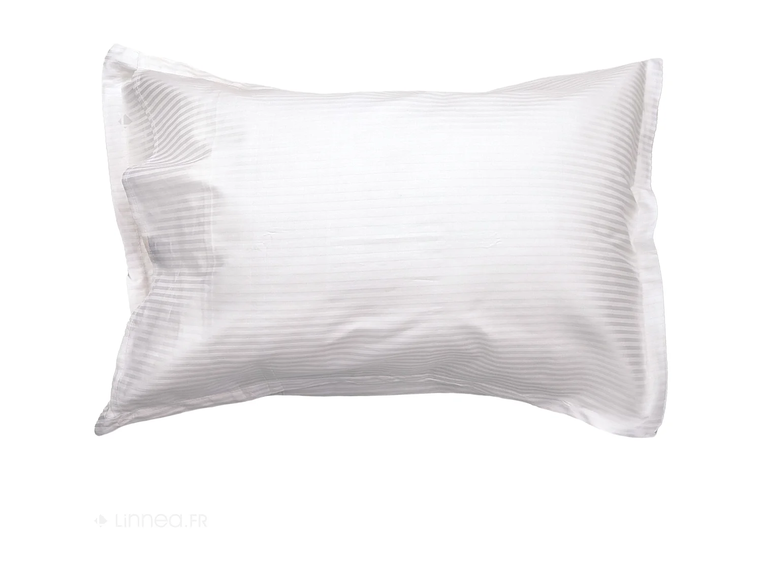 Taie d'oreiller 50x70 cm en satin de coton GRAND HÔTEL blanc