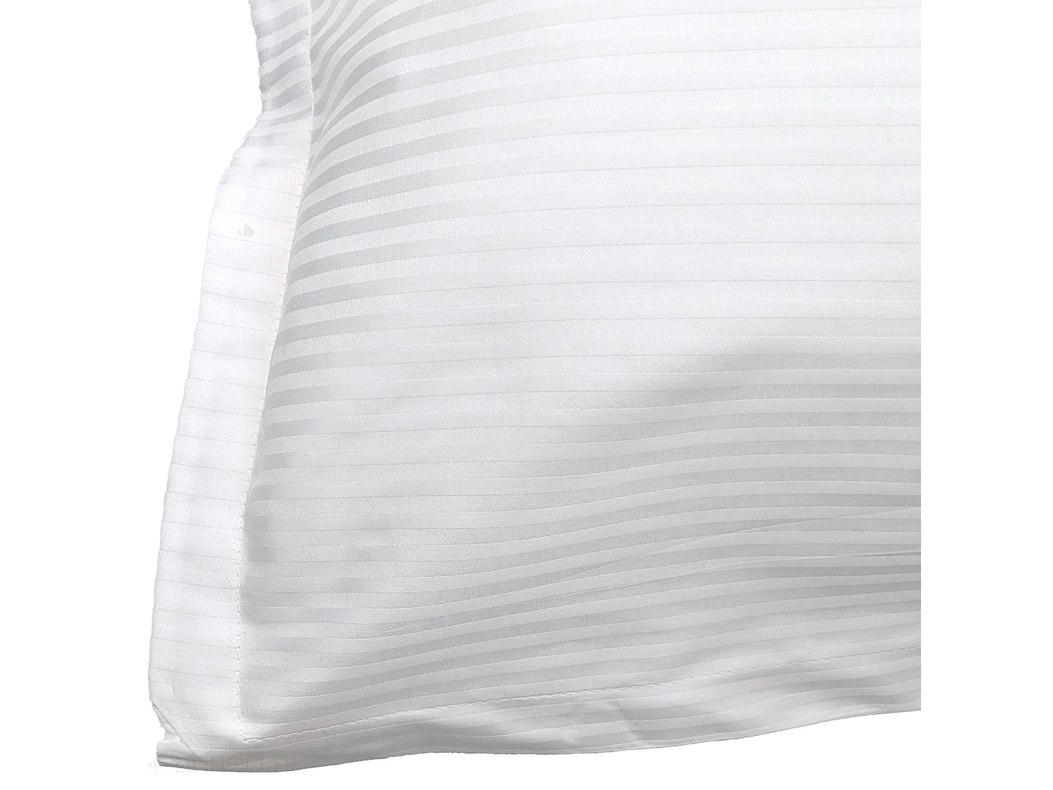 Taie d'oreiller 50x70 cm en satin de coton GRAND HÔTEL blanc