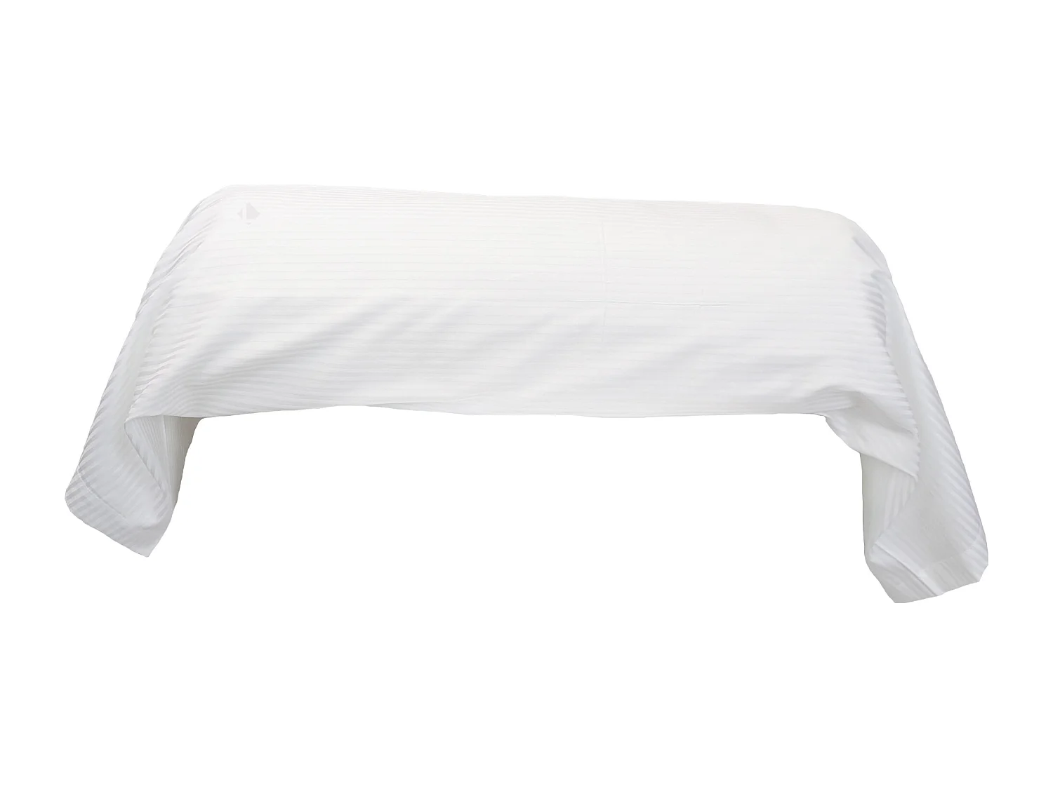 Taie de traversin 140x43 cm satin de coton GRAND HÔTEL blanc