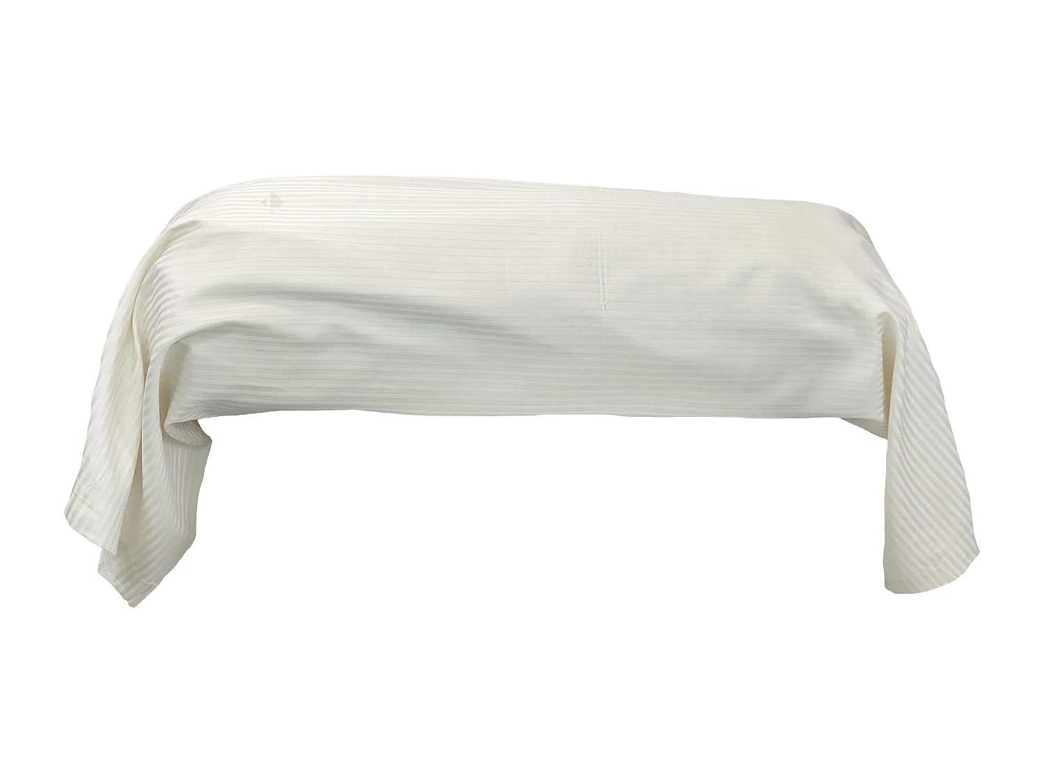 Taie de traversin 200x43 cm satin de coton GRAND HÔTEL marron sable