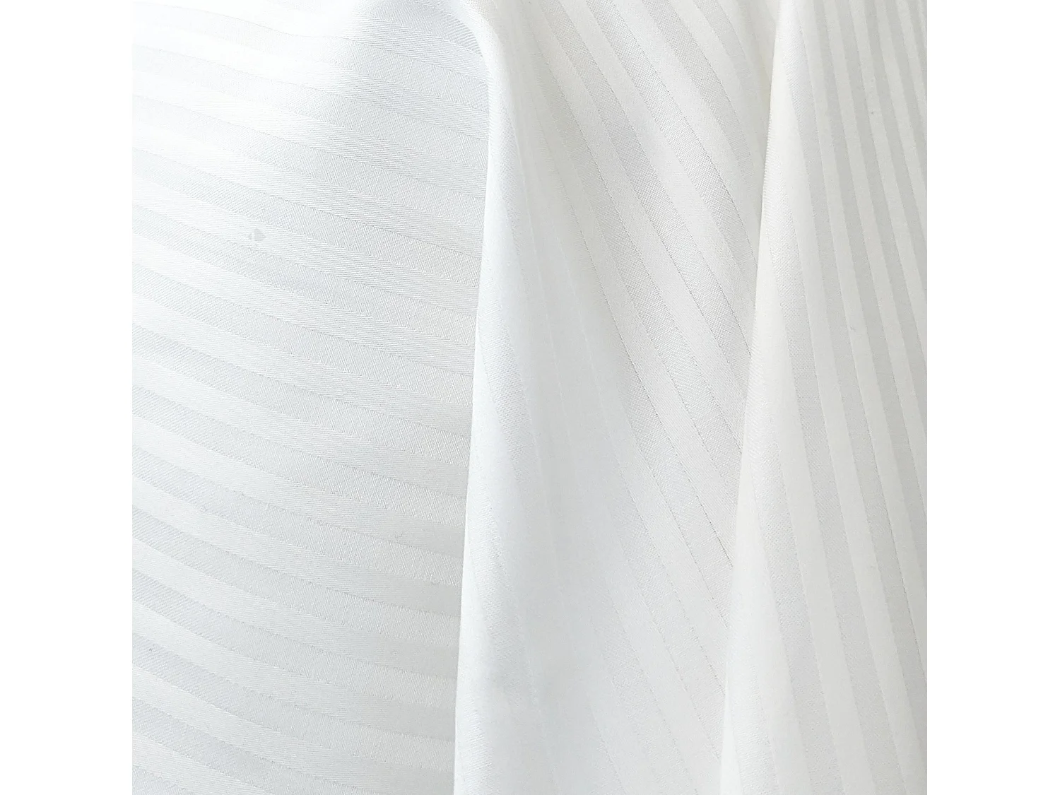 Taie de traversin 200x43 cm satin de coton GRAND HÔTEL blanc