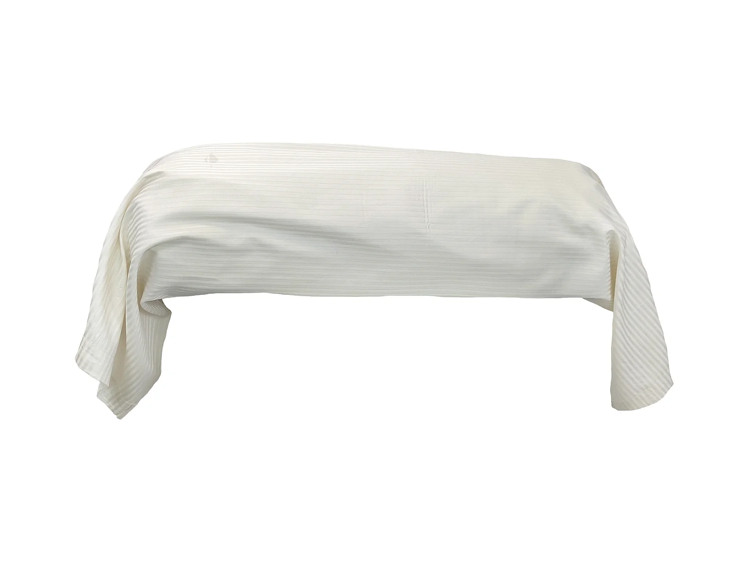 Taie de traversin 240x43 cm satin de coton GRAND HÔTEL marron sable