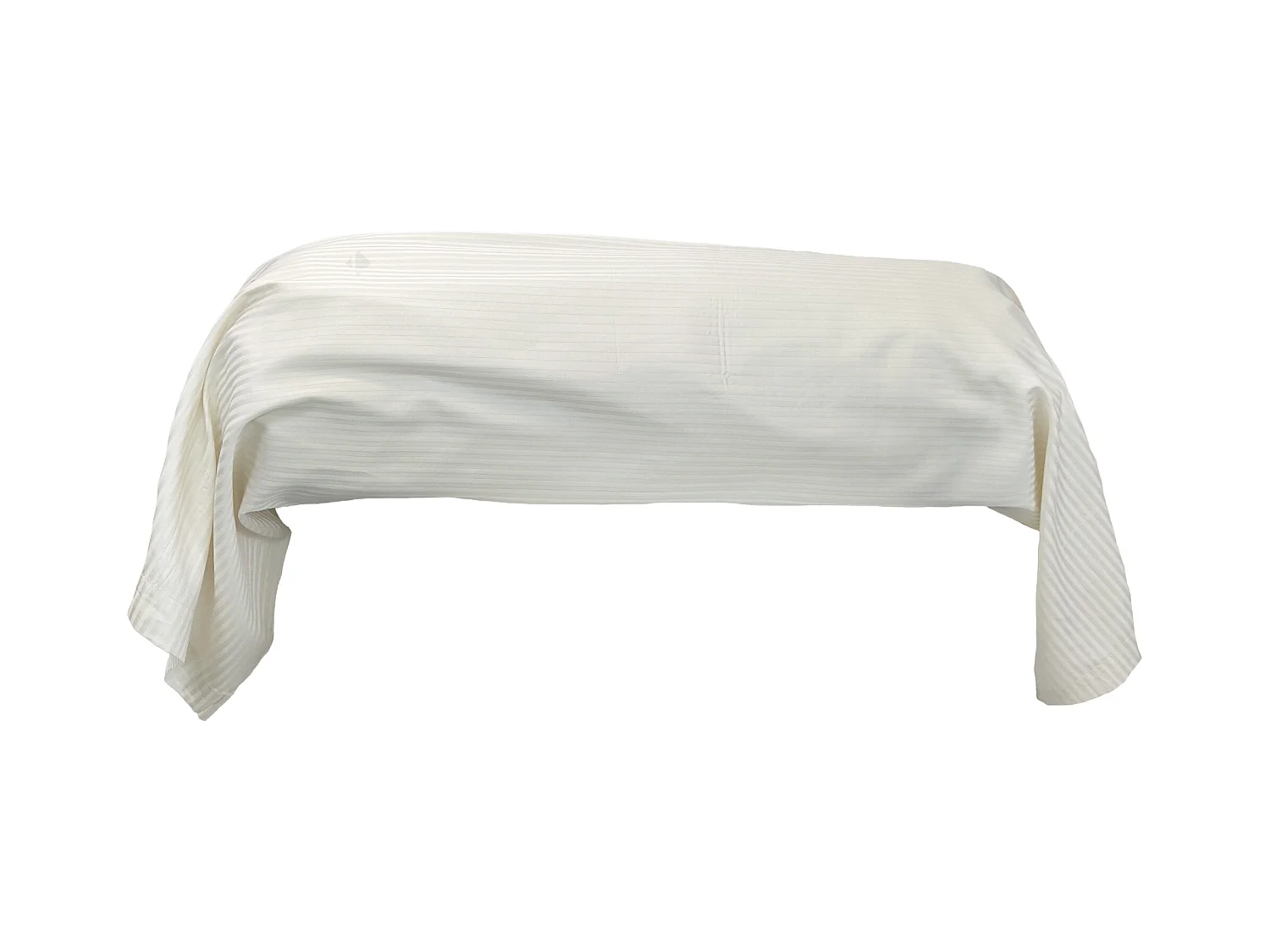 Taie de traversin 140x43 cm satin de coton GRAND HÔTEL marron sable
