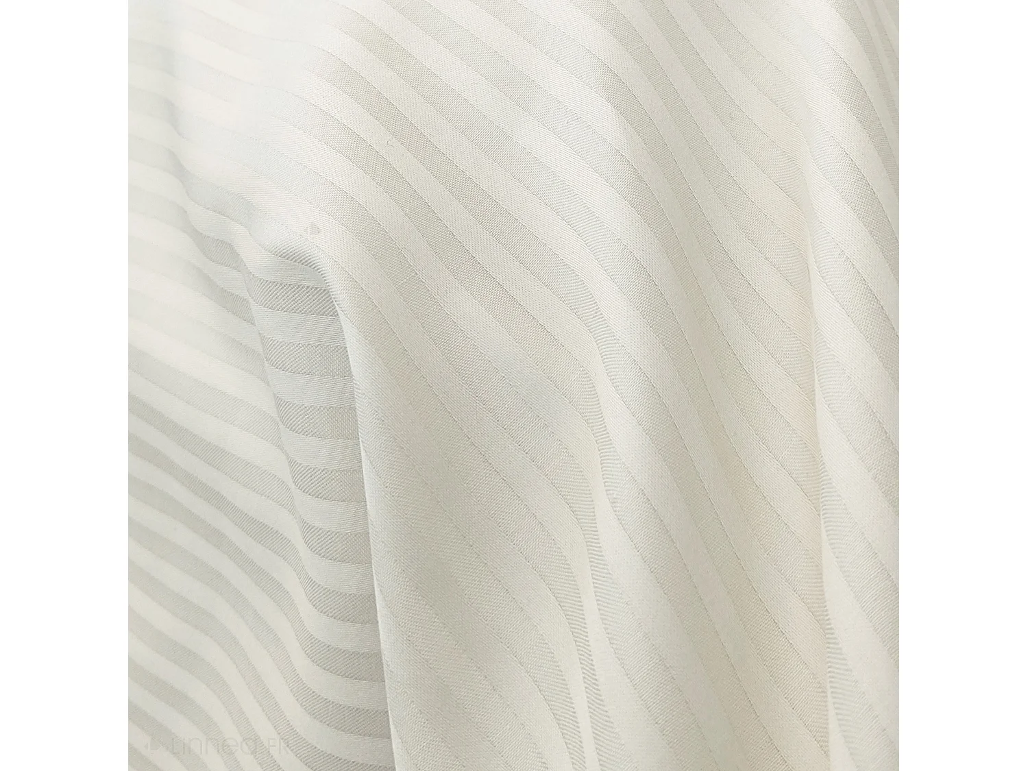 Taie de traversin 140x43 cm satin de coton GRAND HÔTEL marron sable