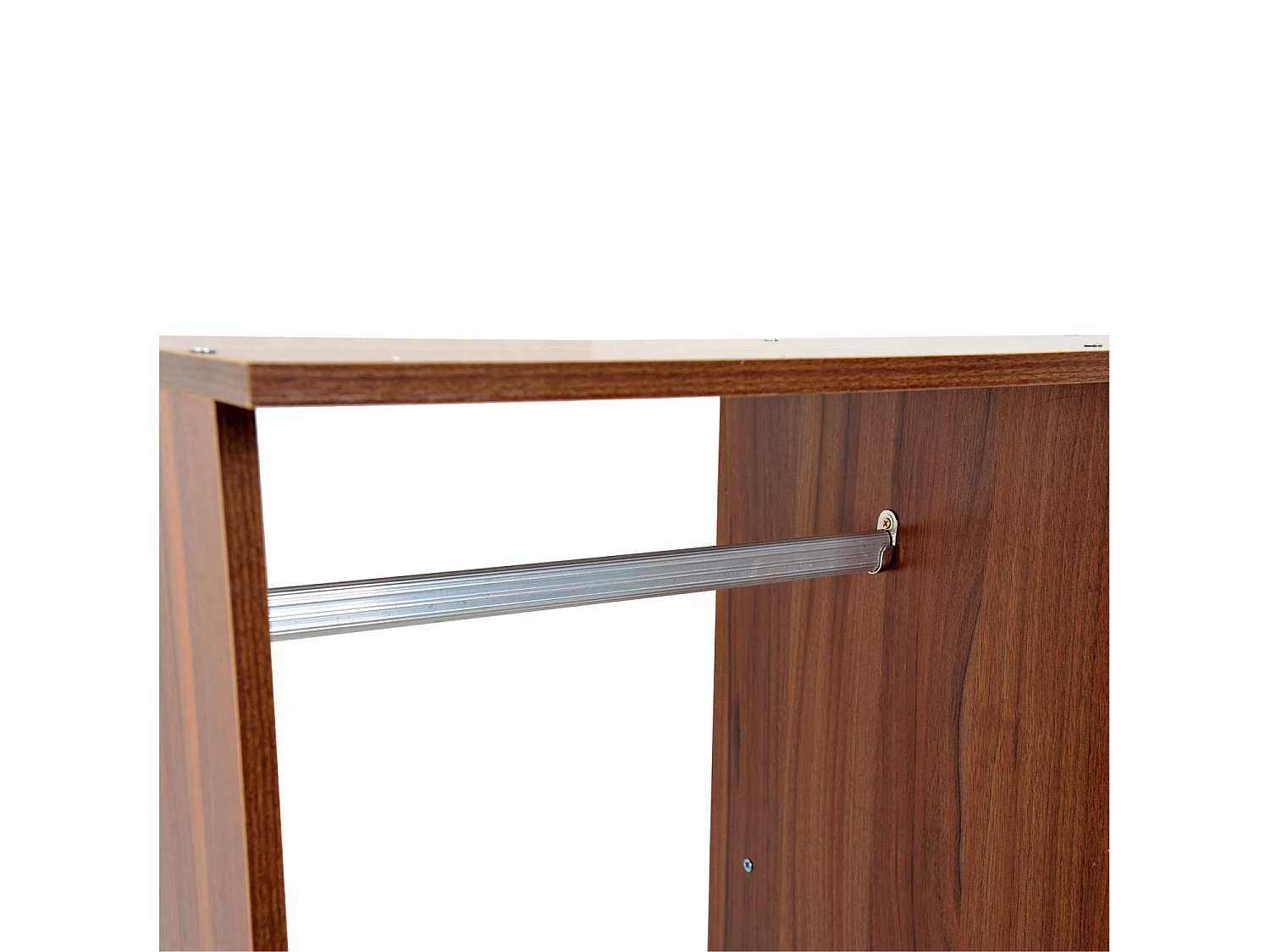 Armoire penderie armoire de rangement mobile panneaux de particules coloris chêne moyen