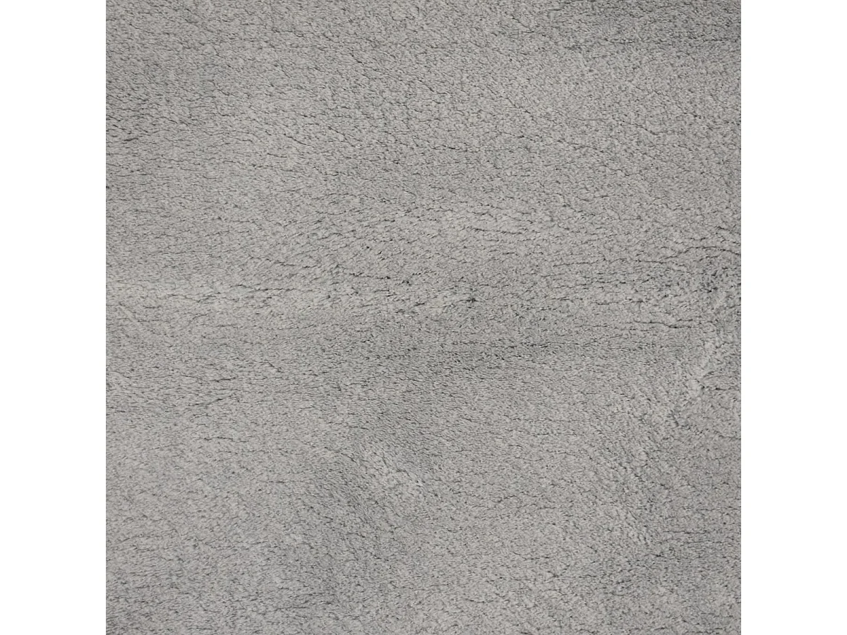 Tapis salon LYN10 LAVABLE 160x230 soyeux et doux, tapis gris uni à l'aspect Shaggy