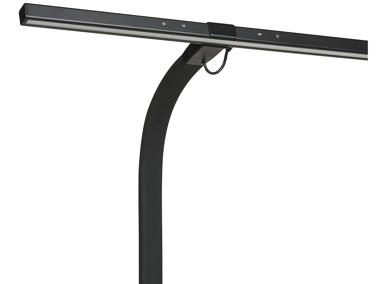 Lampe de bureau LED KOURIS Avec détecteur de mouvement Métal Noir