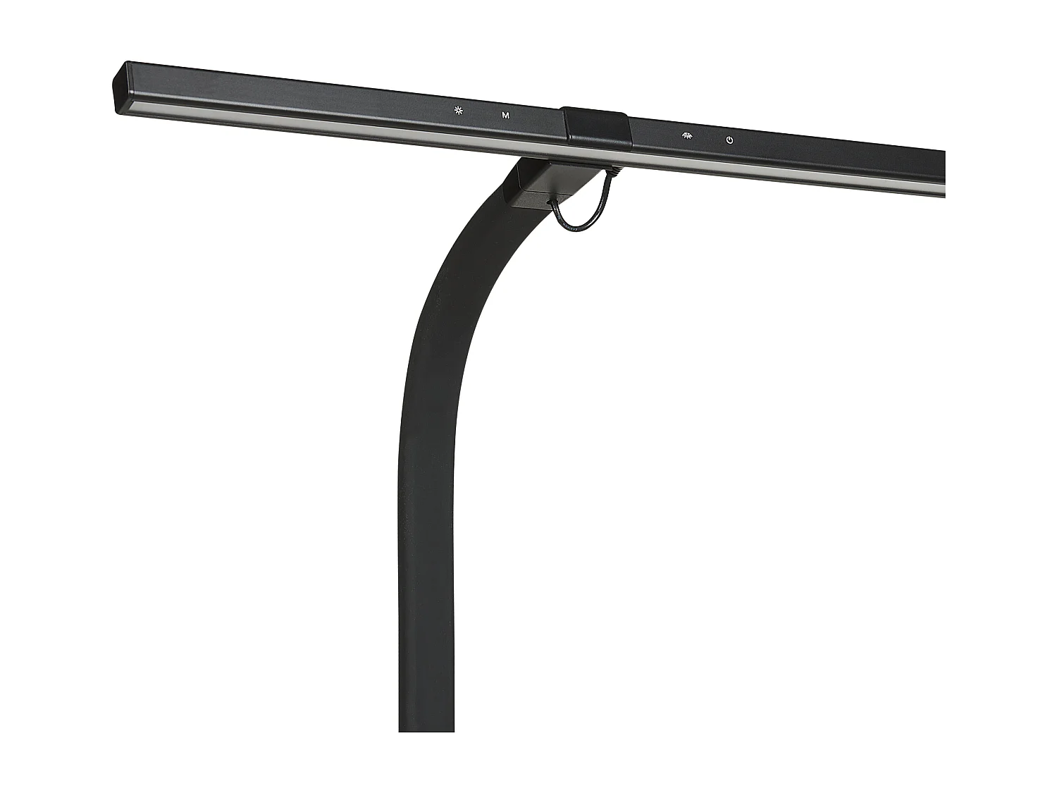 Lampe de bureau LED KOURIS Avec détecteur de mouvement Métal Noir