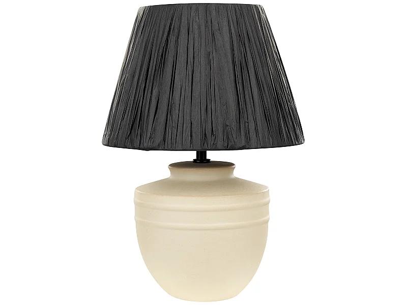 Lampe à poser TIGRE Céramique Beige