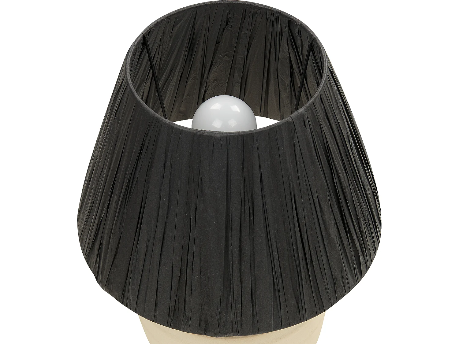 Lampe à poser TIGRE Céramique Beige