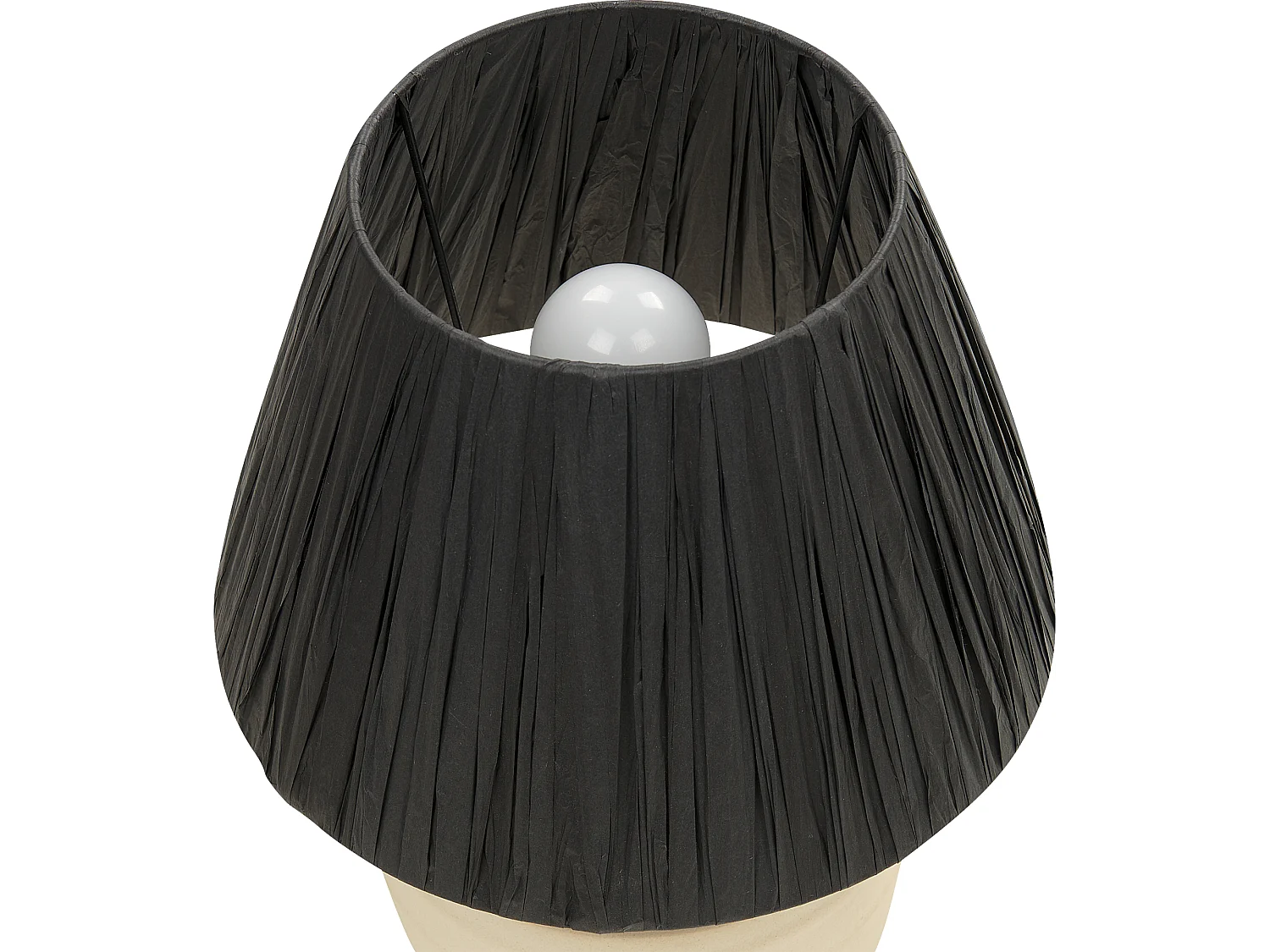 Lampe à poser TIGRE Céramique Beige