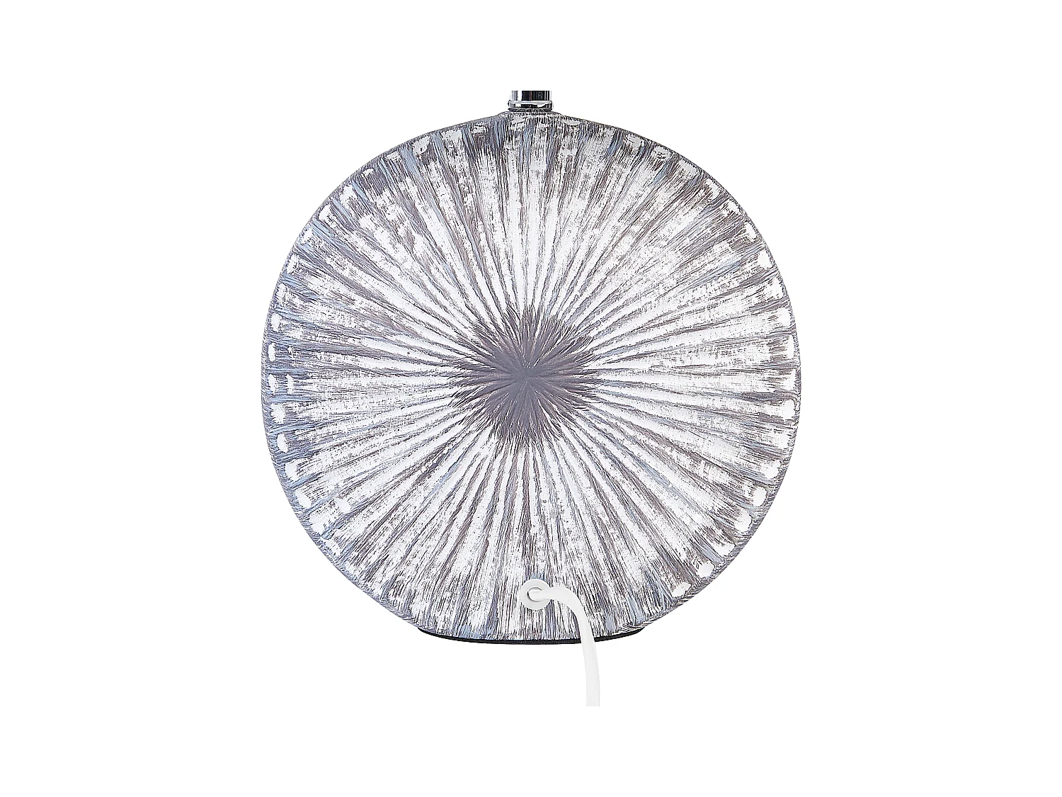 Lot de 2 lampes de bureau YUNA Céramique Argenté
