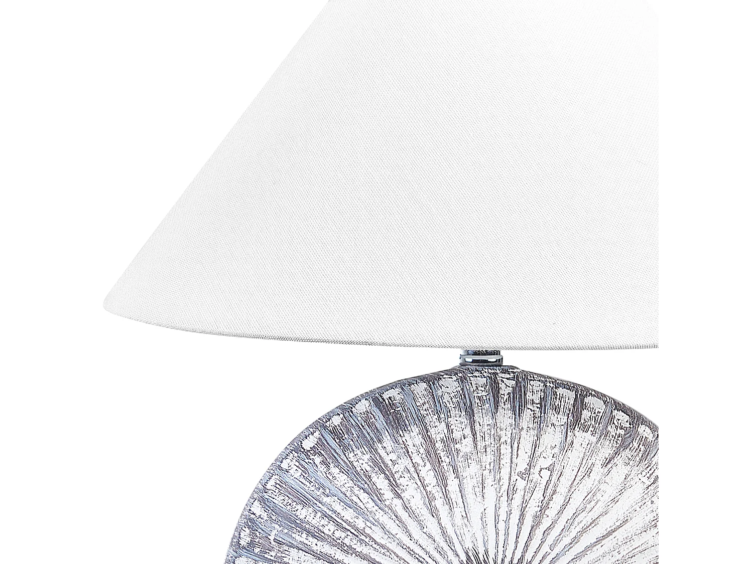 Lot de 2 lampes de bureau YUNA Céramique Argenté