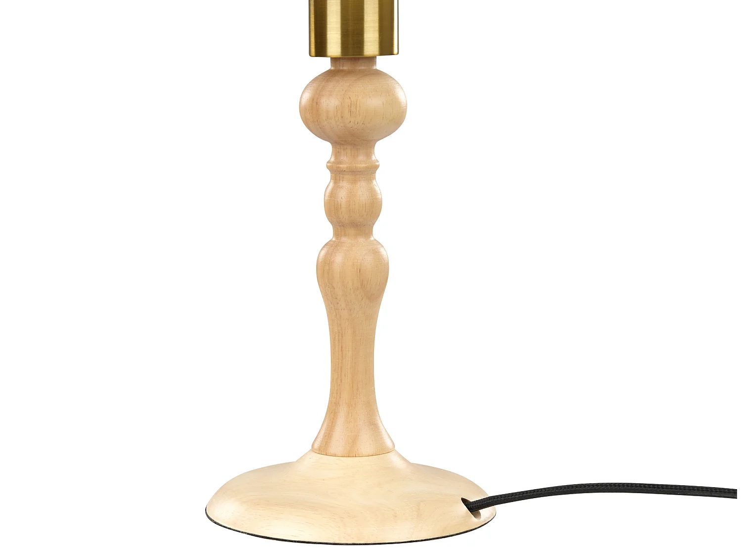 Tafellamp COOKS Eikenhout Lichtbruin/wit