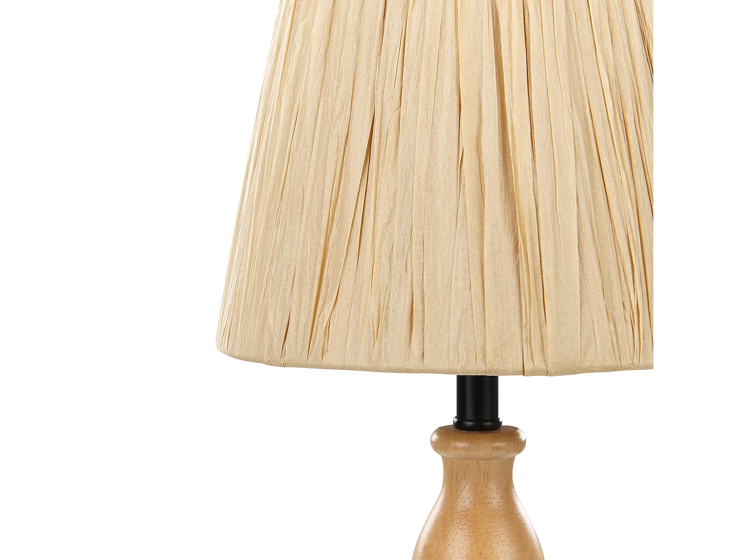 Lampe à poser MORONA Bois de chêne Naturel