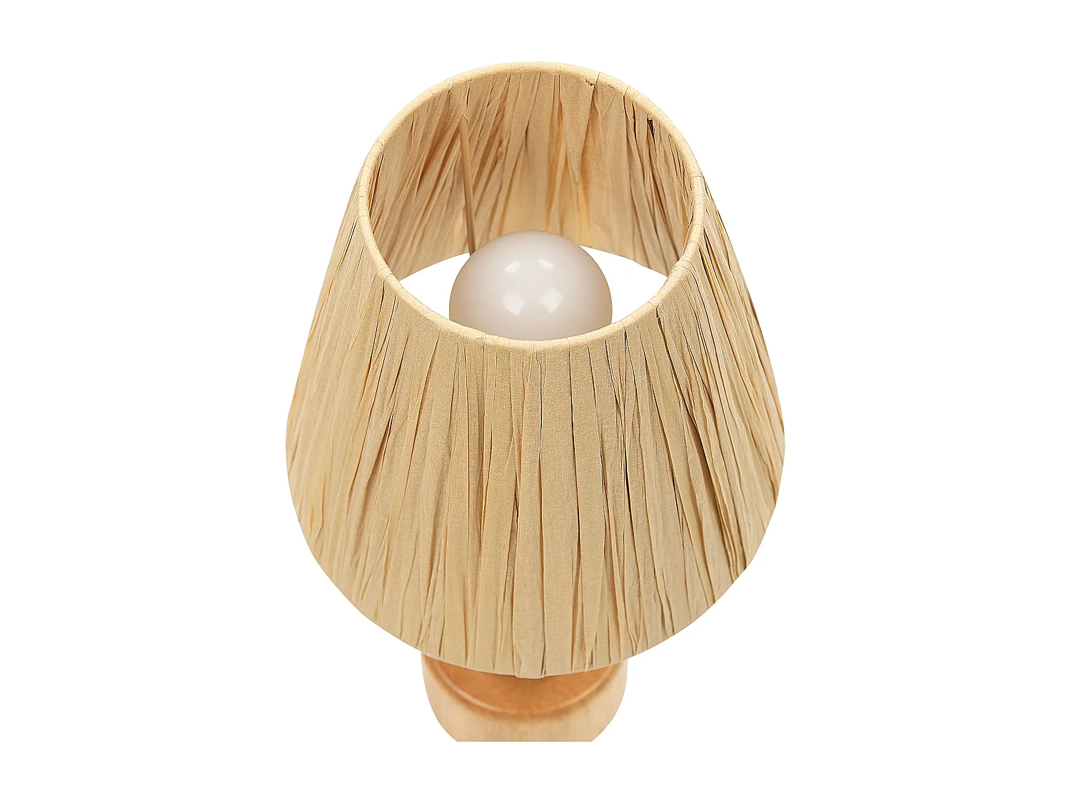 Lampe à poser MORONA Bois de chêne Naturel