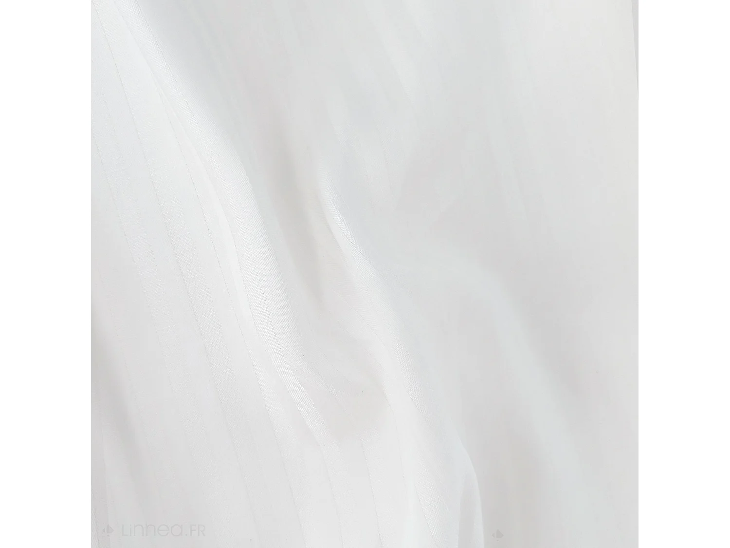 Housse de couette 200x200 cm satin de coton GRAND HÔTEL blanc