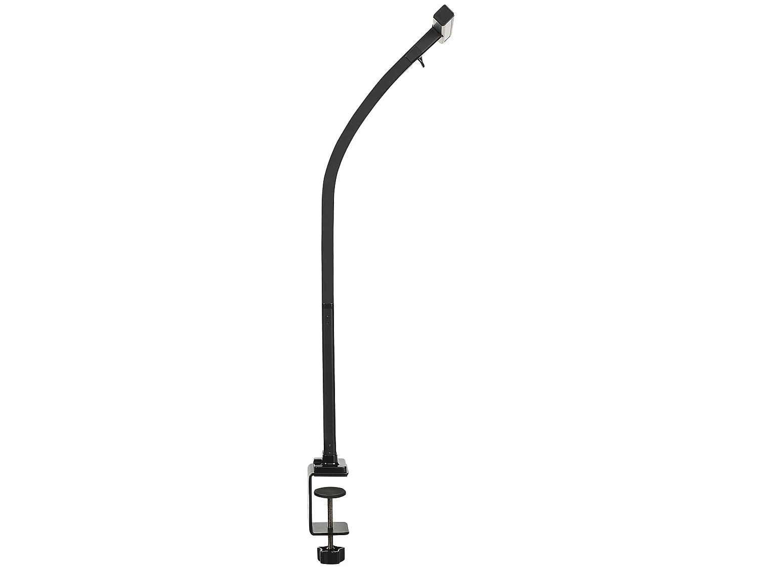 Lampe de bureau LED à pince AURIGA Avec détecteur de mouvement Métal Noir