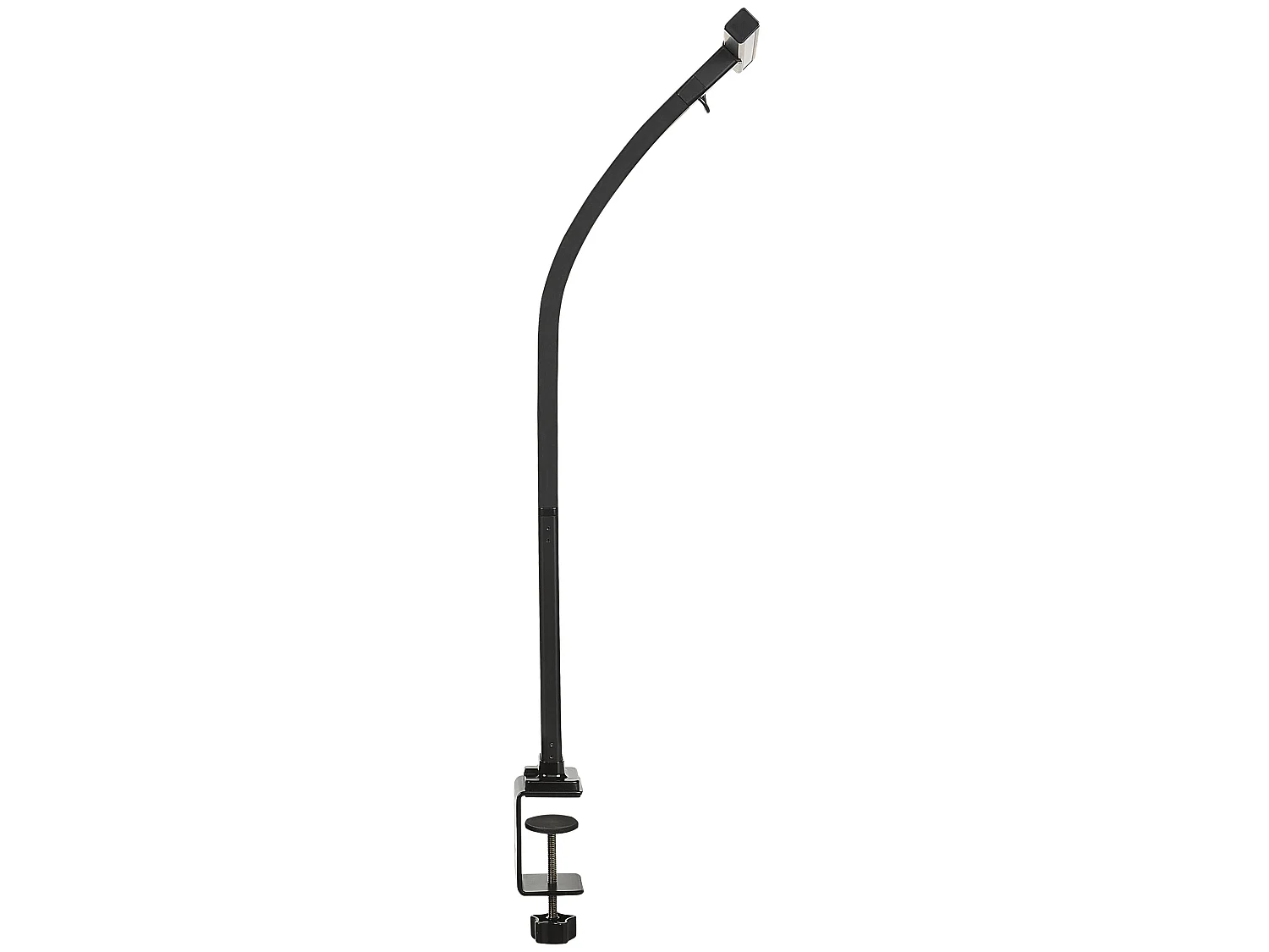 Lampe de bureau LED à pince AURIGA Avec détecteur de mouvement Métal Noir