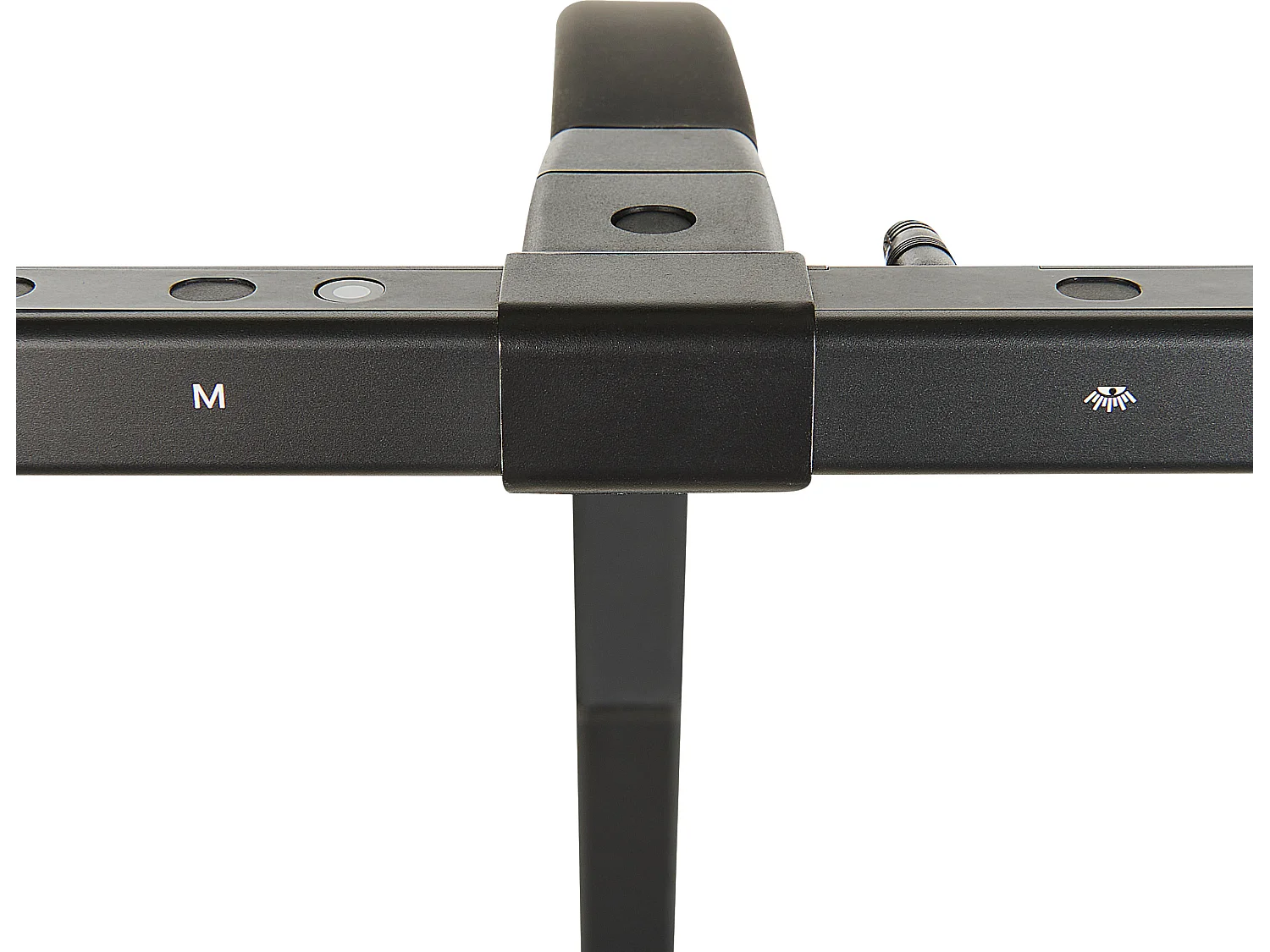 Lampe de bureau LED à pince AURIGA Avec détecteur de mouvement Métal Noir