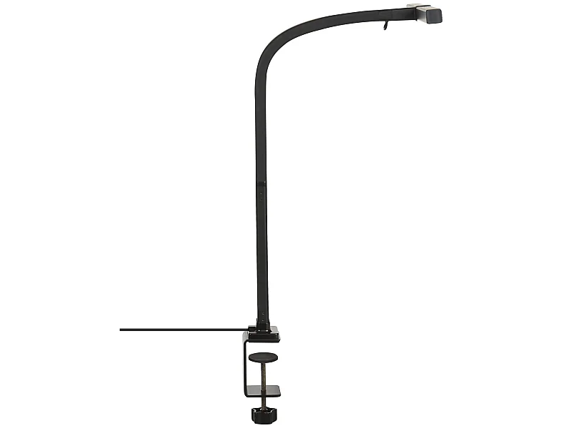 LED Schreibtischlampe klemmbar AURIGA mit Bewegungsmelder Metall Schwarz