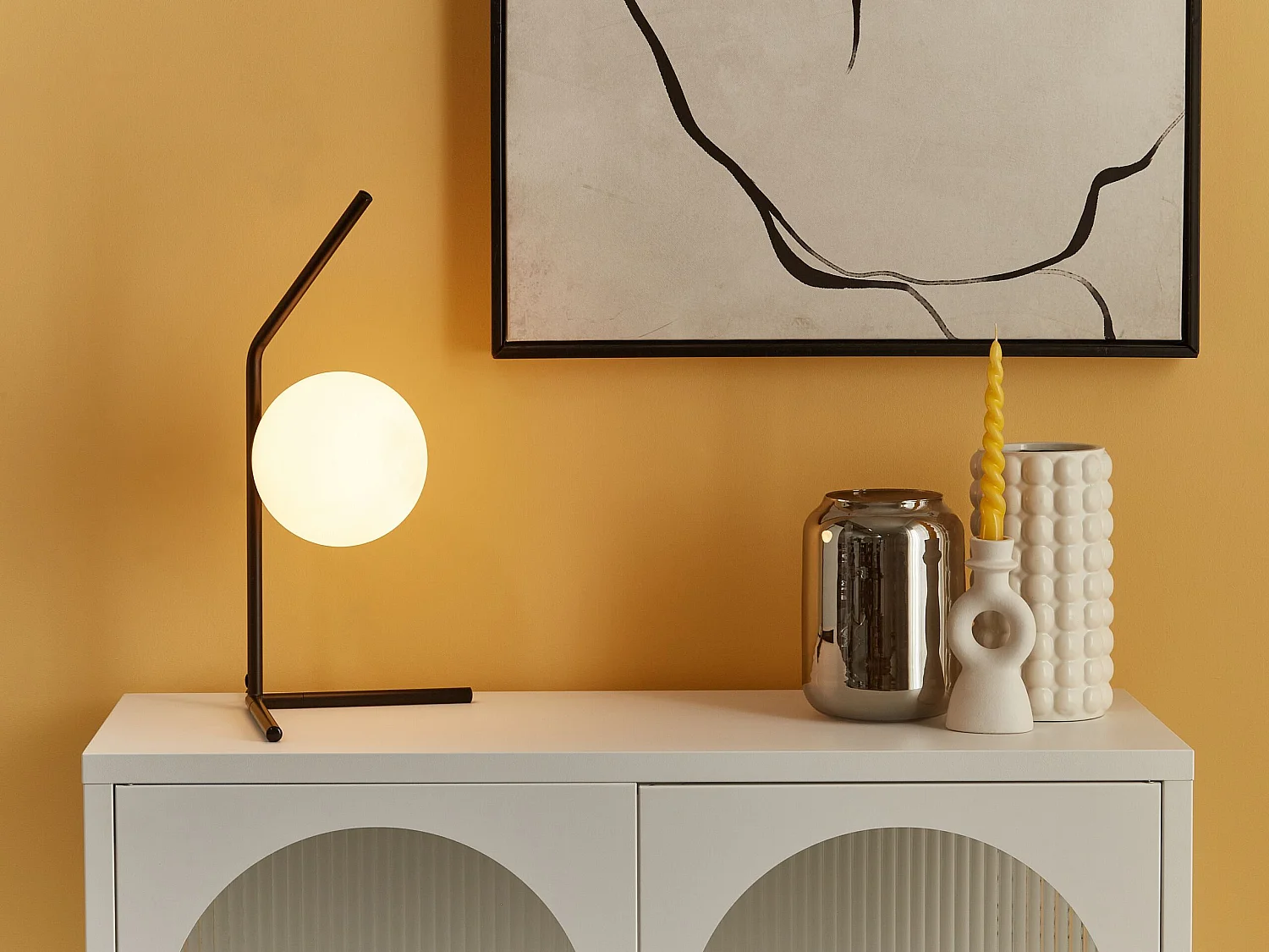 Tafellamp WAPITI Metaal Zwart