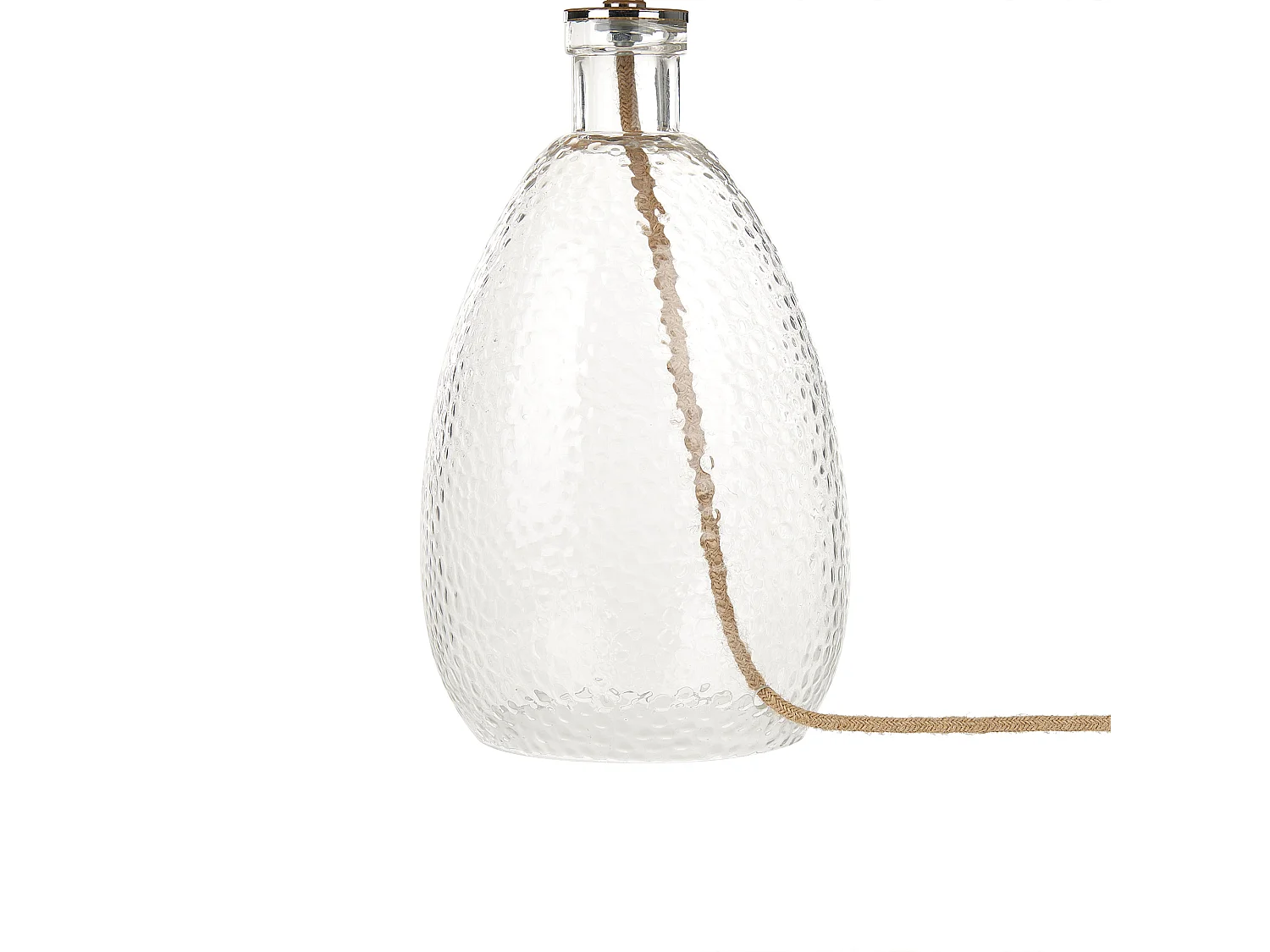 Tischleuchte BLANCO Glas Naturfarben