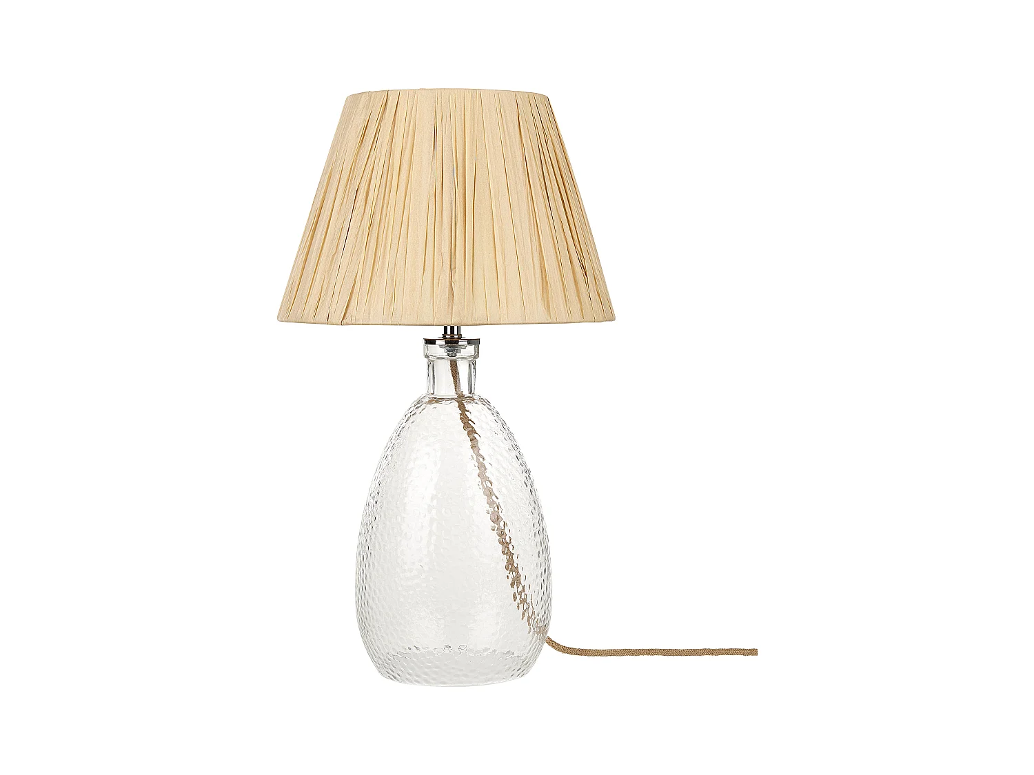 Lampe à poser BLANCO Verre Naturel
