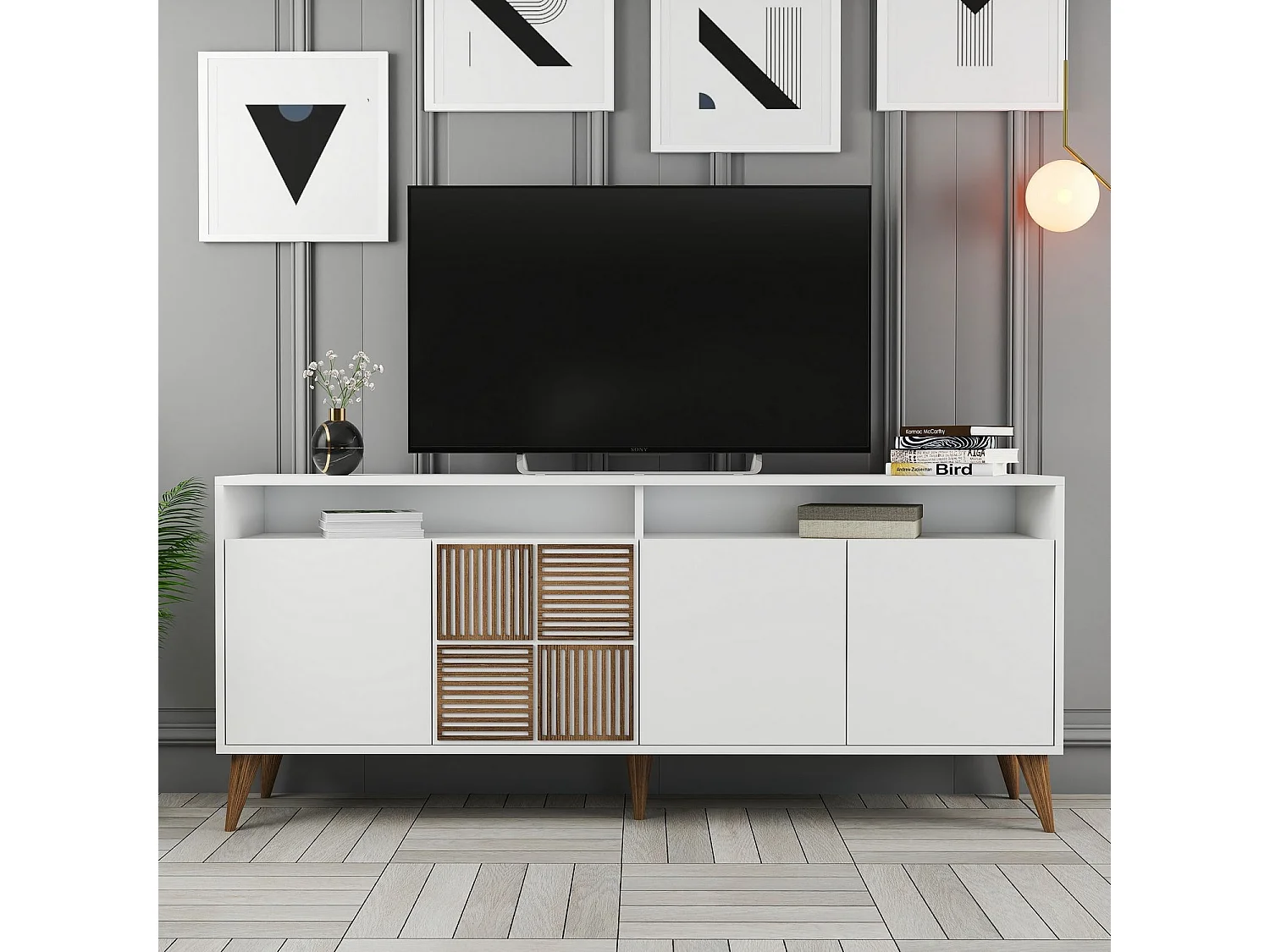 Buffet 4 deuren L180 cm - Milaan