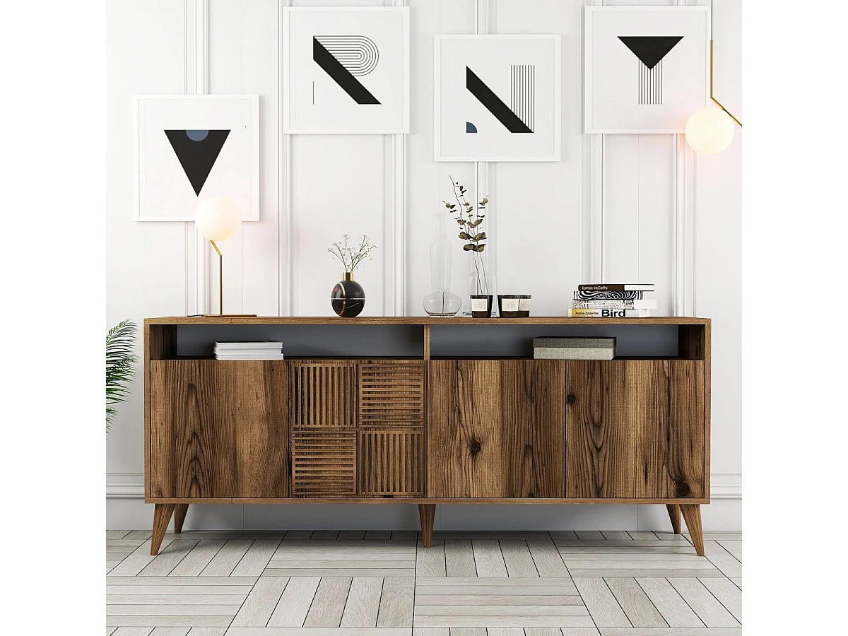 Buffet 4 portes L180 cm - MILAN