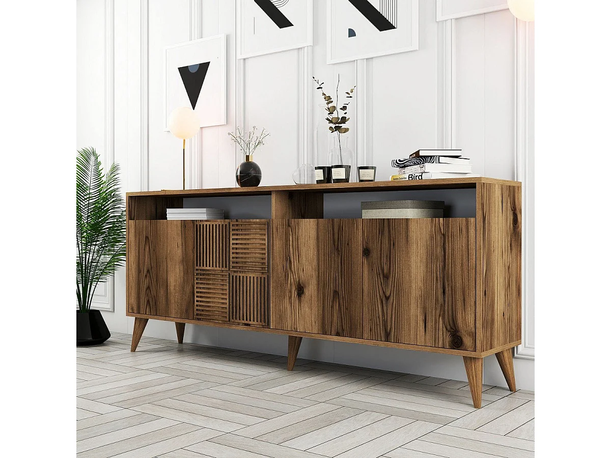 Buffet 4 portes L180 cm - MILAN