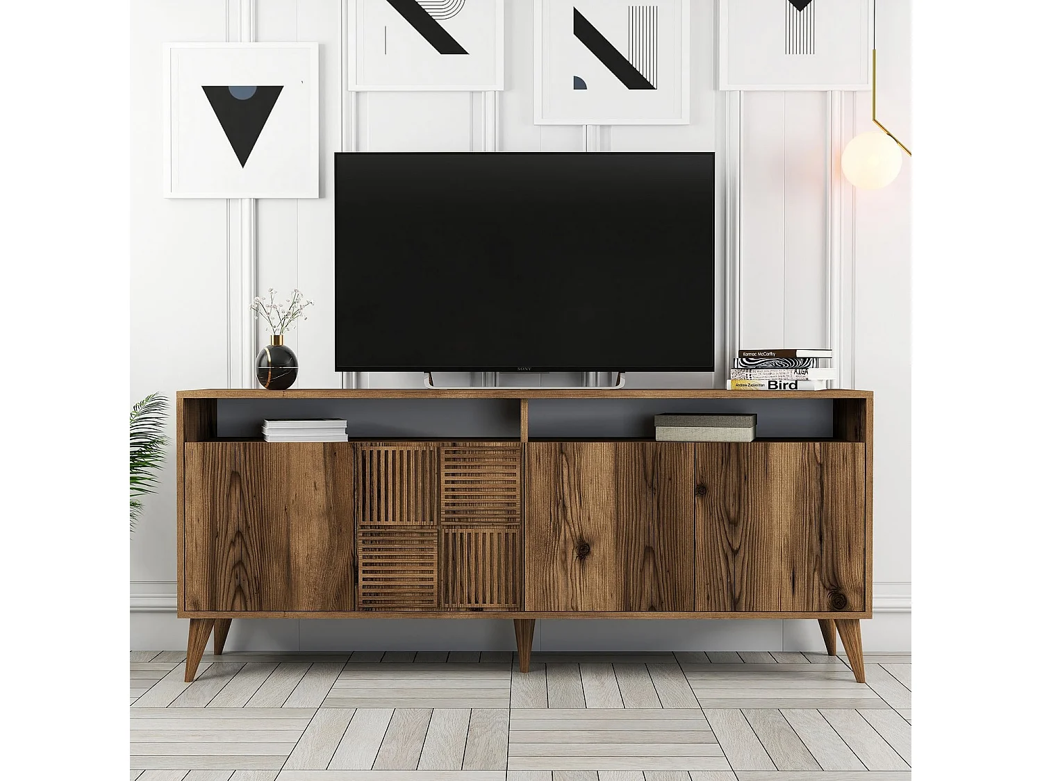 Buffet 4 portes L180 cm - MILAN