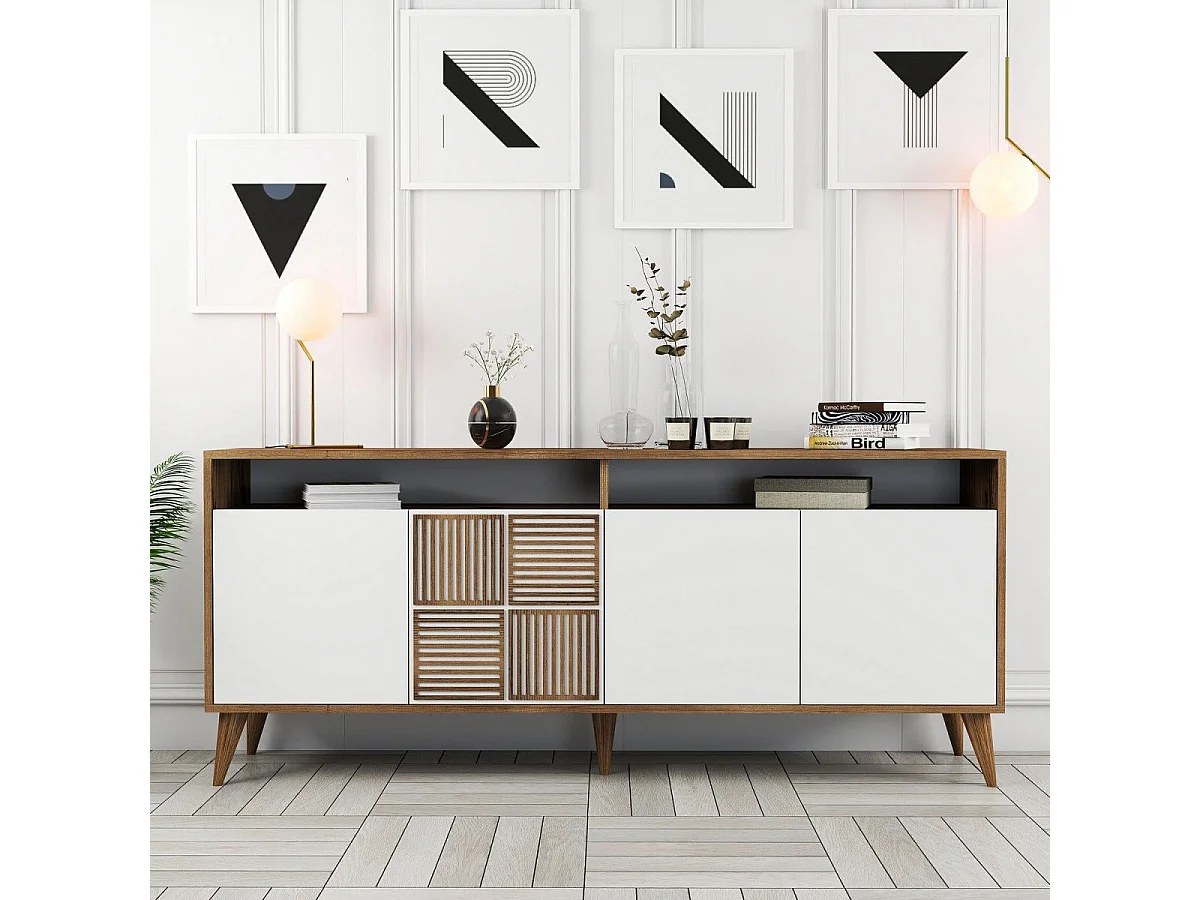 Buffet 4 portes L180 cm - MILAN