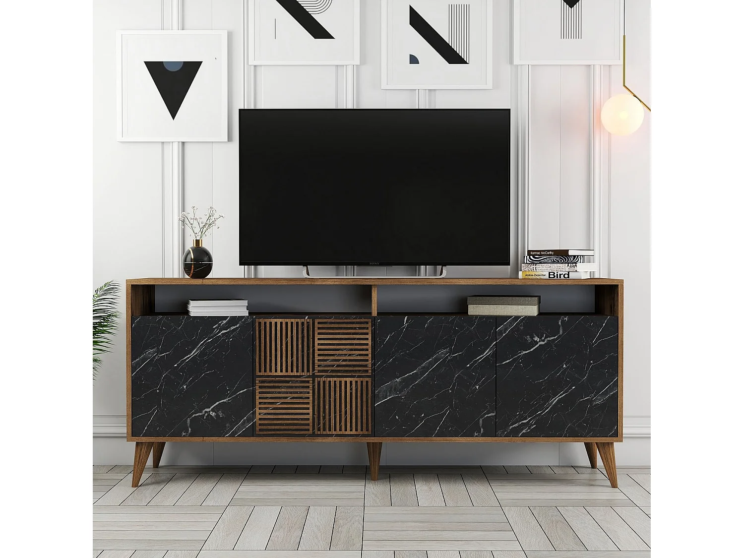 Buffet 4 Türen L180 cm - Milan