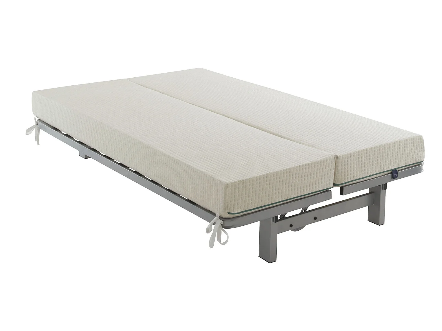 Matelas clic-clac naturel 100% latex naturel Aube - SOMEO 60+60x190